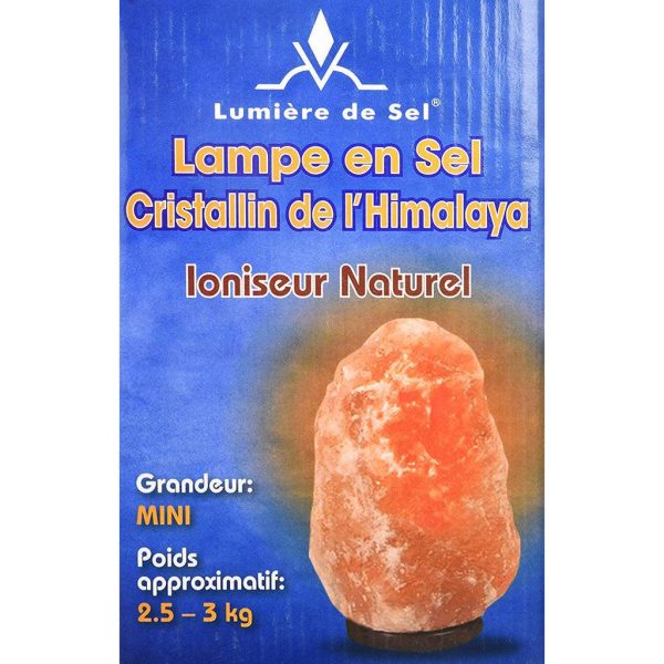 Lampe en Sel Cristallin de l Himalaya (Mini) Discount