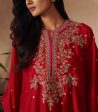 RED KAFTAN SET For Discount