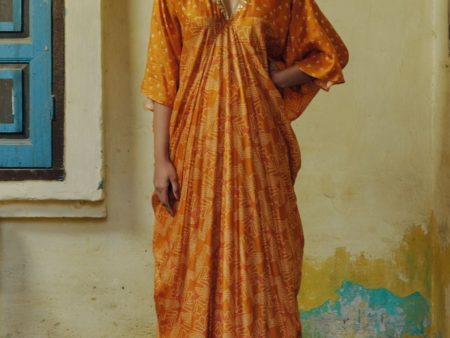 Ochre kaftan Online