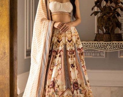 SELENE PRINTED LEHENGA SET - Ready To Ship Cheap