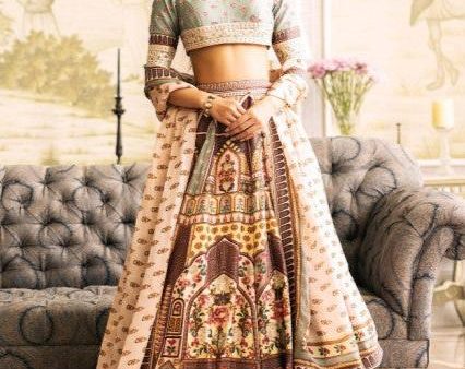 APHRODITE PRINTED LEHENGA SET - Ready To Ship Online Sale