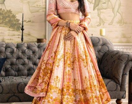 GAIA PRINTED LEHENGA SET - Ready To Ship Fashion