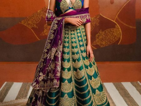 Khus Khus Lehenga For Discount