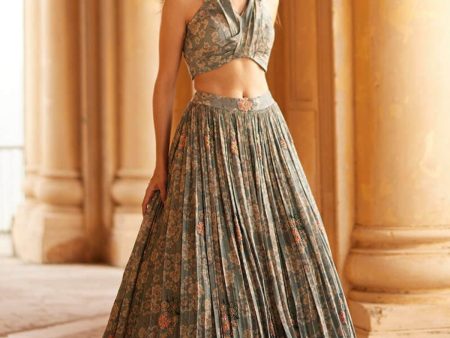 Asmaan Halter Lehenga Discount