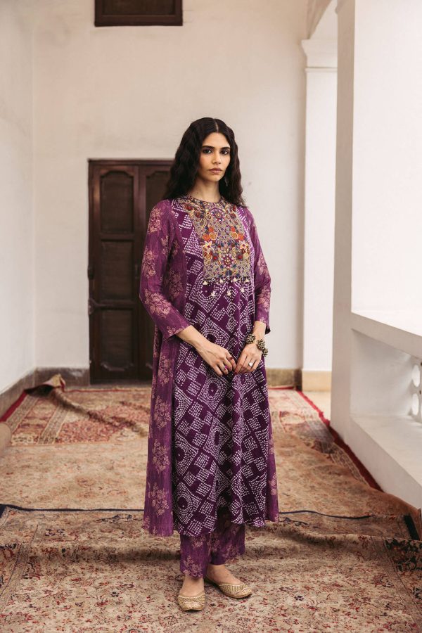 Suni Bandhani Kurta Fashion