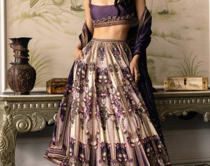 ALTHEA PRINTED LEHENGA SET - Ready To Ship Cheap