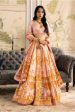 GAIA PRINTED LEHENGA SET For Discount