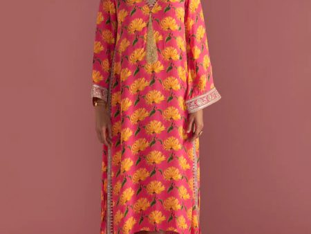 Berry Pink Mist Kaftan Fashion