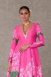 Gulaab Pink Candy Swirl Gown For Discount