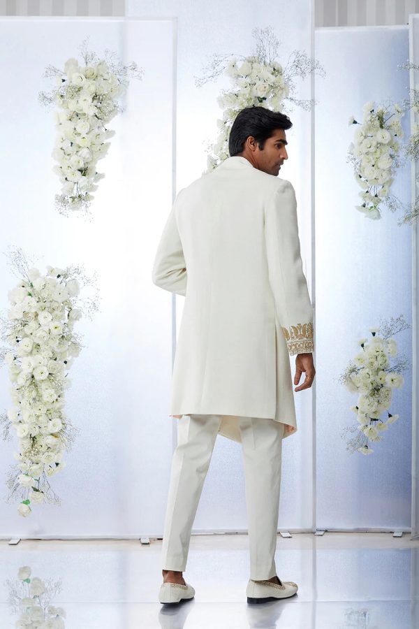 SG Ivory Sherwani Set Online now