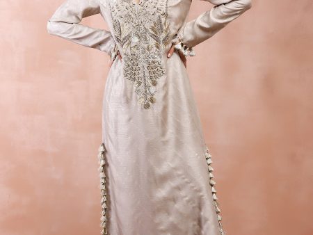 GREY BAGH EMBROIDERED KAFTAN Supply