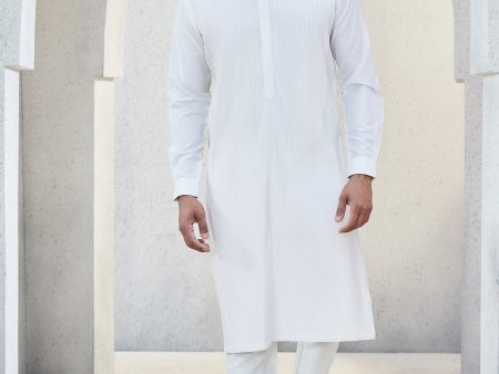 AFFAN KURTA - OFF WHITE Cheap