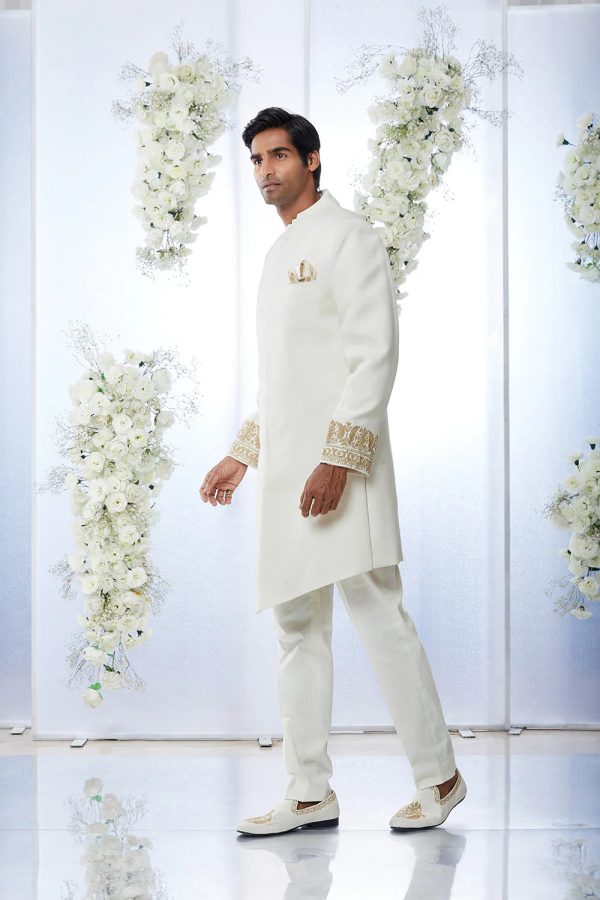 SG Ivory Sherwani Set Online now