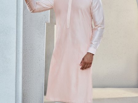 AFFAN KURTA - BLUSH Supply