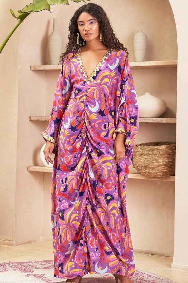 LAYLA - LILAC KAFTAN on Sale