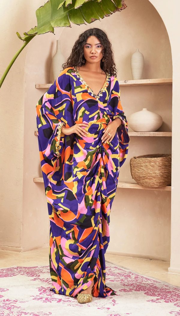 LIZA - MULTI COLOUR KAFTAN Supply