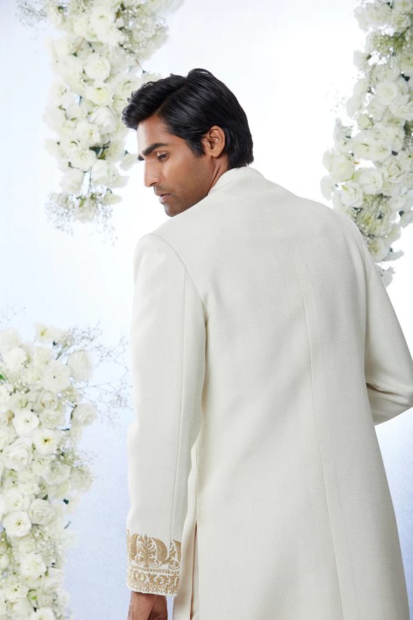 SG Ivory Sherwani Set Online now