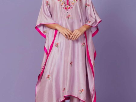 MULTI THREAD WORK KAFTAN SET Online Sale