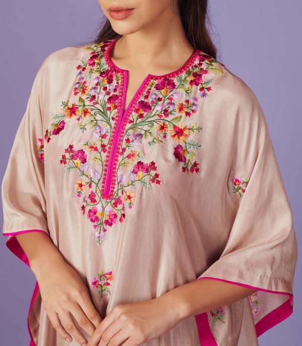 MULTI THREAD WORK KAFTAN SET Fashion