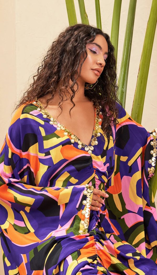 LIZA - MULTI COLOUR KAFTAN Supply