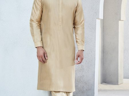 AFFAN KURTA - GOLD Cheap