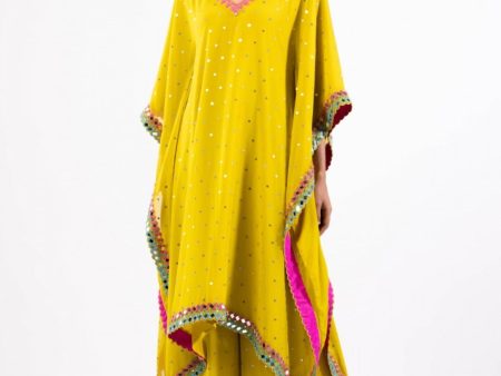 Moss Green Kaftan Set Fashion