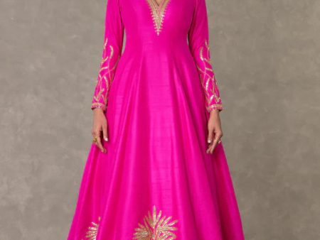 Rani Pink Shajara Gown Cheap