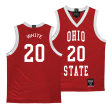 Ohio State Men s Red Basketball Jersey  - Colin White For Discount