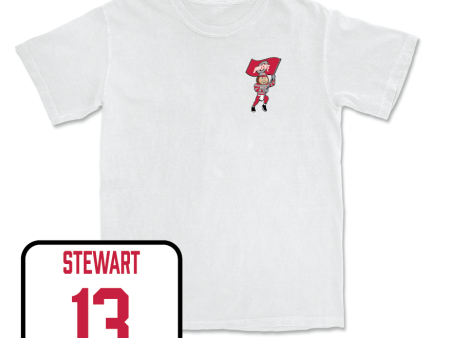 Men s Basketball White Brutus Comfort Colors Tee  - Sean Stewart Online Hot Sale