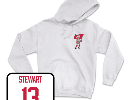 Men s Basketball White Brutus Hoodie  - Sean Stewart on Sale