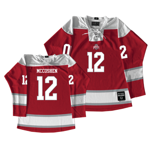 Ohio State Women s Ice Hockey Red Jersey  - Grace McCoshen on Sale