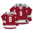 Ohio State Women s Ice Hockey Red Jersey  - Josie St. Martin For Cheap