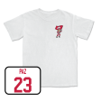 Women s Lacrosse White Brutus Comfort Colors Tee  - Maddy Paz Online