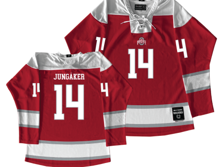 Ohio State Women s Ice Hockey Red Jersey  - Mira Jungåker Online