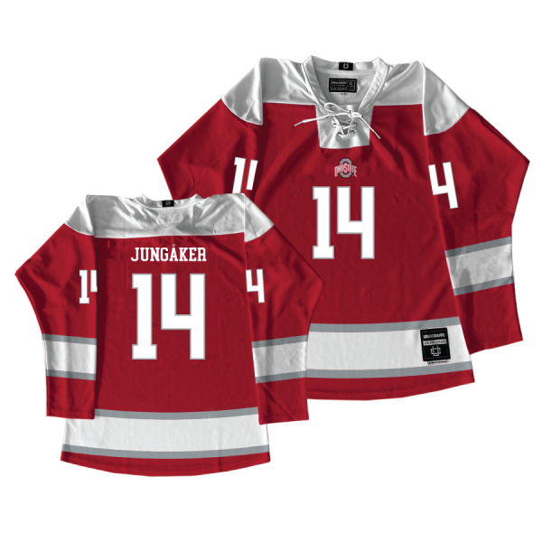 Ohio State Women s Ice Hockey Red Jersey  - Mira Jungåker Online