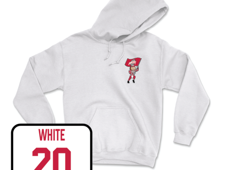 Men s Basketball White Brutus Hoodie  - Colin White Hot on Sale