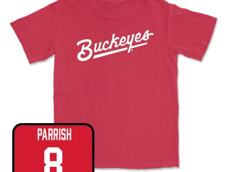 Red Men s Basketball Script Tee - Micah Parrish Sale