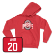 Red Men s Basketball Team Hoodie  - Colin White Online now