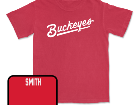 Red Wrestling Script Tee  - Cayaen Smith Online