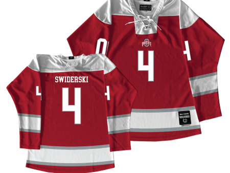 Ohio State Women s Ice Hockey Red Jersey  - Sara Swiderski Online