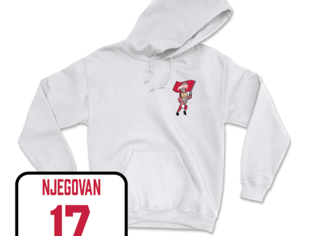 Men s Basketball White Brutus Hoodie  - Ivan Njegovan Online Sale