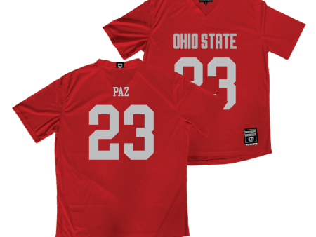 Ohio State Women s Lacrosse Red Jersey  - Maddy Paz Online Hot Sale