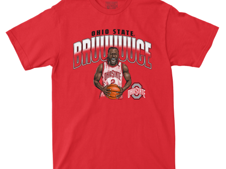 EXCLUSIVE RELEASE: Bruce Thornton BRUUUUCE Red Tee on Sale